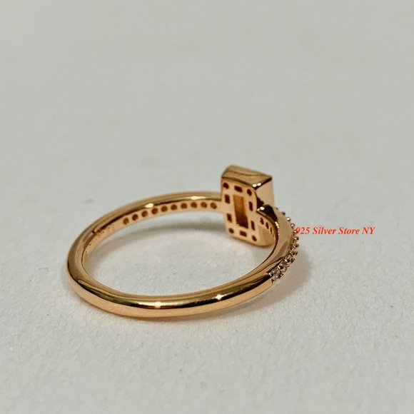 Pandora Luminous Ice Ring rose gold 187541CZ - Picture 4 of 8